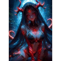 FanArt Anime Sexy Demon - poszter