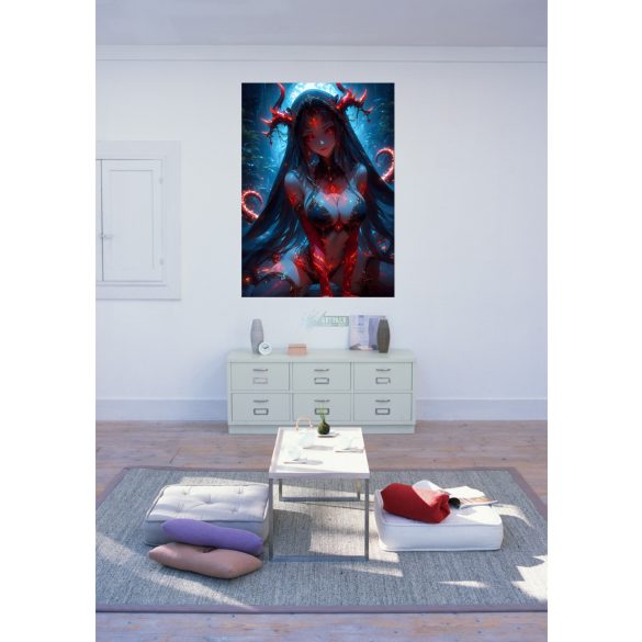 FanArt Anime Sexy Demon - poszter