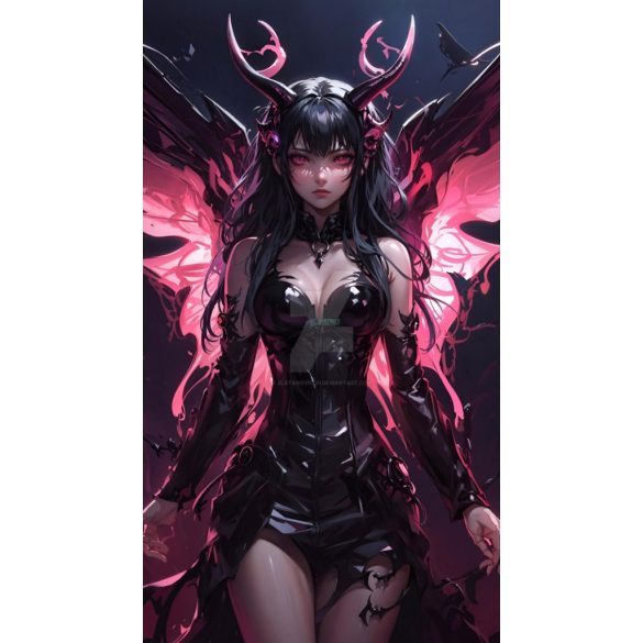 FanArt Anime Sexy Demon - poszter