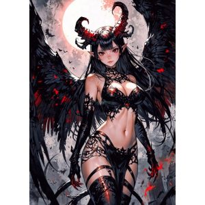 FanArt Anime Sexy Demon - poszter