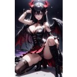 FanArt Anime Sexy Demon - poszter