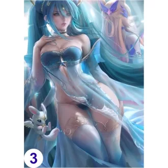   Cosplay Poster FanArt - LoL - Ahri Kai'sa Akali Sona Evelynn Anime Girls
