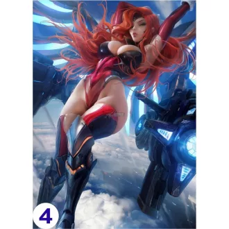   Cosplay Poster FanArt - LoL - Ahri Kai'sa Akali Sona Evelynn Anime Girls