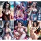 Cosplay Poster FanArt Anime Demon Slayer Nezuko sexy Girls
