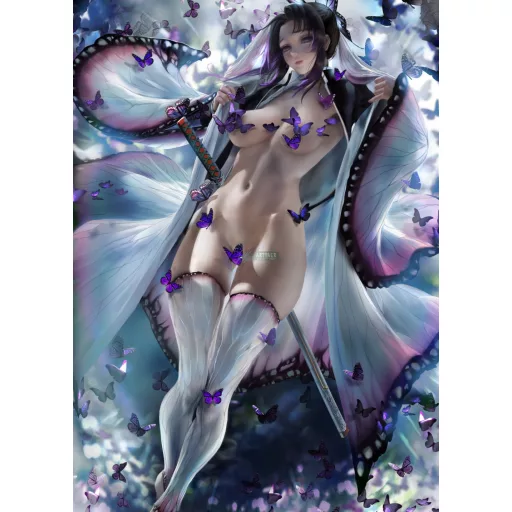 Cosplay Poster FanArt Anime Demon Slayer Shinobu sexy Girls