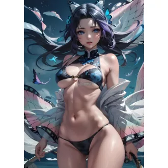 Cosplay Poster FanArt Anime Demon Slayer Shinobu sexy Girls