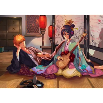   FanArt Anime Manga - Bleach - Kurosaki Ichigo - Kuchiki Rukia - poszter