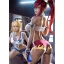 FanArt Anime Manga - Fairy Tail - Lucy Heartfilia - Erza Scarlet - Fitness - poszter