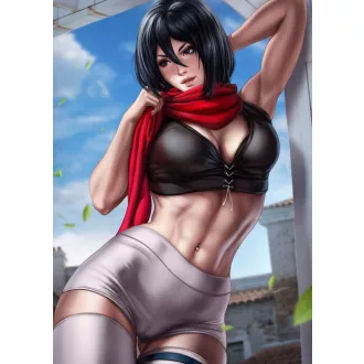   FanArt Anime Manga - Attack On Titan - Shingeki no Kyojin - Mikasa Ackerman /A - poszter
