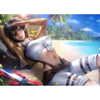   FanArt Anime Manga - Attack On Titan - Shingeki no Kyojin - Mikasa Ackerman /B - poszter