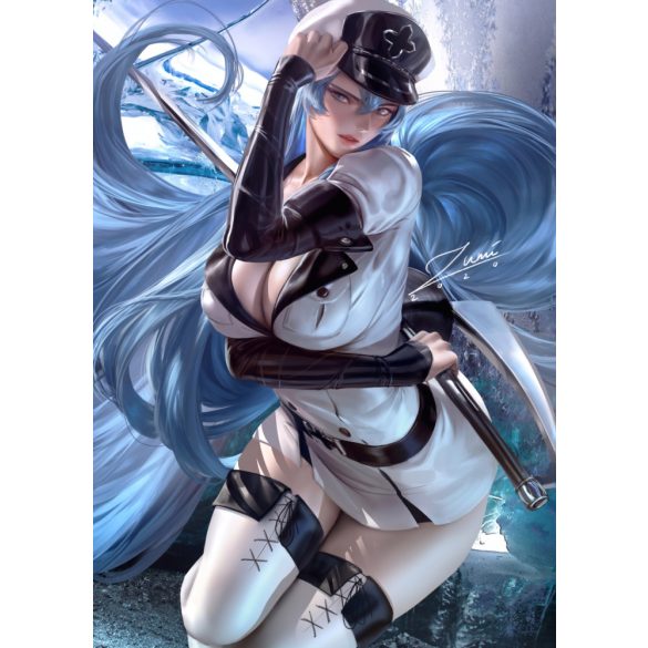 FanArt Anime Manga - Akame Ga Kill -  Esdeath - poszter