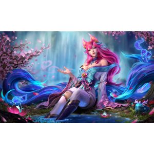 FanArt Anime Manga - League of Legends - Ahri /A - poszter