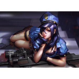 FanArt Anime Manga - League of Legends - Caitlyn /C - poszter