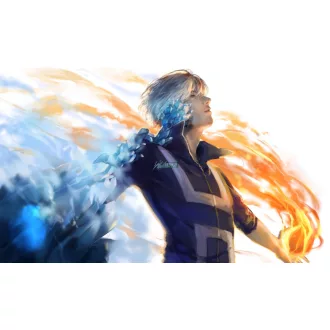   FanArt Anime Manga - My Hero Academia - Todoroki Shouto -F - poszter