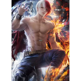   FanArt Anime Manga - My Hero Academia - Todoroki Shouto -G - poszter