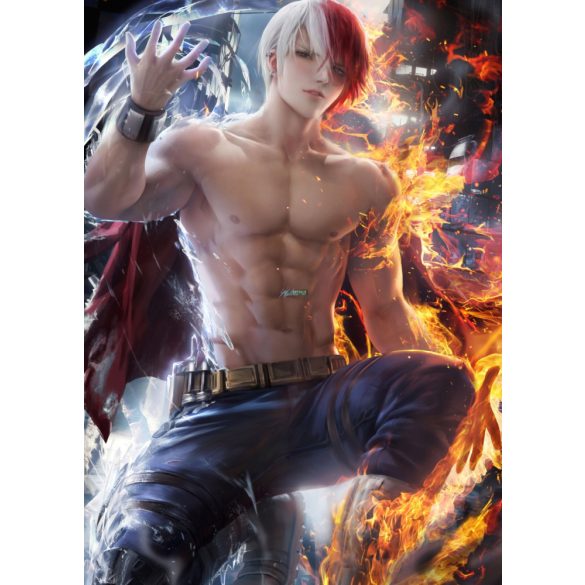 FanArt Anime Manga - My Hero Academia - Todoroki Shouto -G - poszter