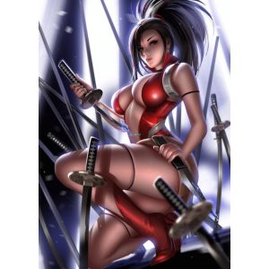 FanArt Anime Manga - My Hero Academia - Yaoyorozu Momo -F - poszter