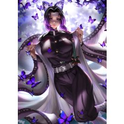   FanArt Anime Manga - Demon Slayer Kimetsu No Yaiba - Kocho Shinobu -E - poszter