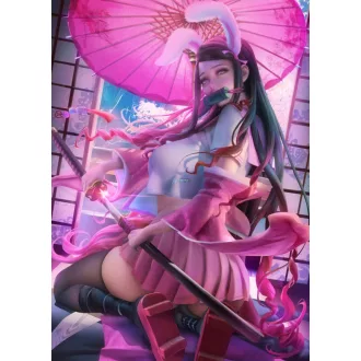   FanArt Anime Manga - Demon Slayer Kimetsu No Yaiba - Kamado Nezuko -H - poszter