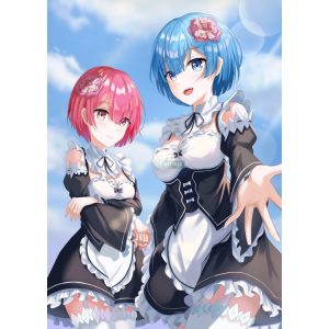 FanArt Anime Manga - Re Zero /J - poszter