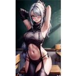 FanArt Anime Manga - Shenhe - Szűz pusztító pulóver - poszter