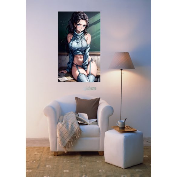 FanArt Anime Manga - Nico Robin - Szűz pusztító pulóver - poszter