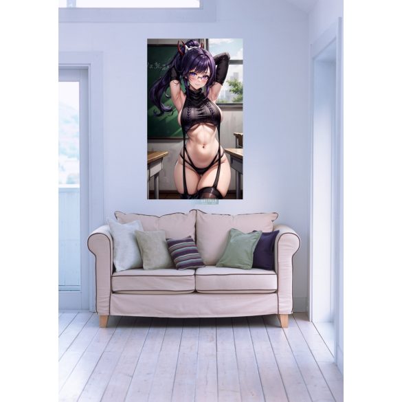 FanArt Anime Manga - Raiden Shogun - Szűz pusztító pulóver - poszter