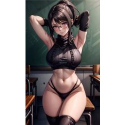   FanArt Anime Manga - Tifa Lockhart - Szűz pusztító pulóver - poszter