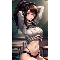   FanArt Anime Manga - D'Va - Szűz pusztító pulóver - poszter