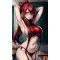 FanArt Anime Manga - Erza Scarlet - Szűz pusztító pulóver - poszter