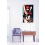 FanArt Anime Manga - Erza Scarlet - Szűz pusztító pulóver - poszter