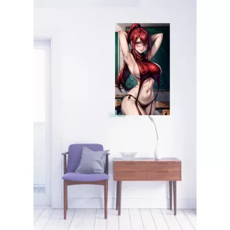   FanArt Anime Manga - Erza Scarlet - Szűz pusztító pulóver - poszter
