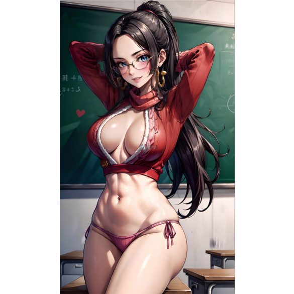 FanArt Anime Manga - Boa Hancock - Szűz pusztító pulóver - poszter