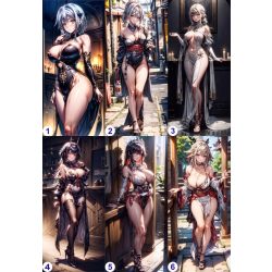 Cosplay Poster FanArt Anime Girls