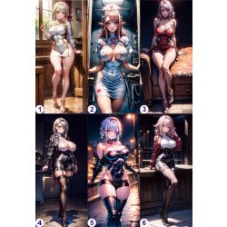 Cosplay Poster FanArt Anime Girls