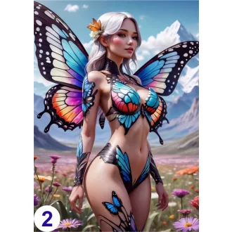 Cosplay Poster FanArt Anime Butterflies Girls
