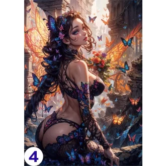 Cosplay Poster FanArt Anime Butterflies Girls