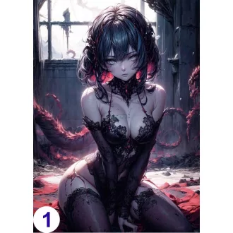 Cosplay Poster FanArt Anime Demon Girls