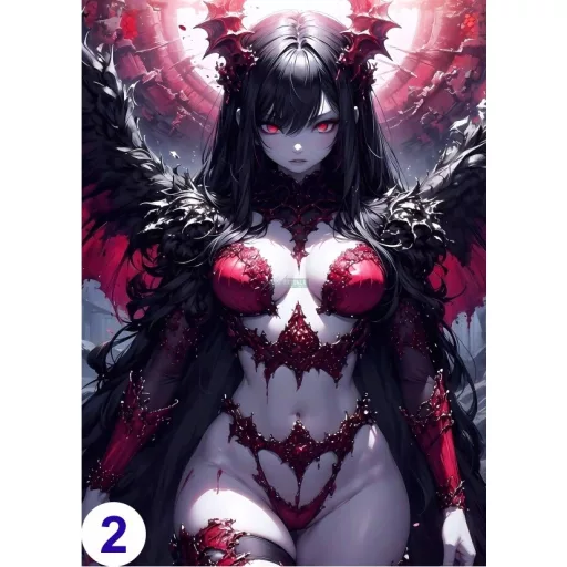 Cosplay Poster FanArt Anime Demon Girls