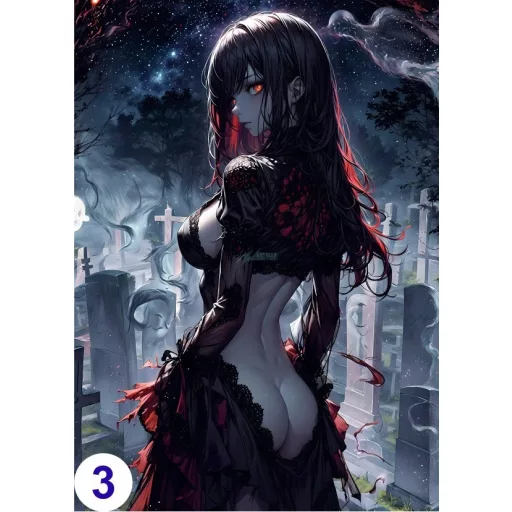Cosplay Poster FanArt Anime Demon Girls