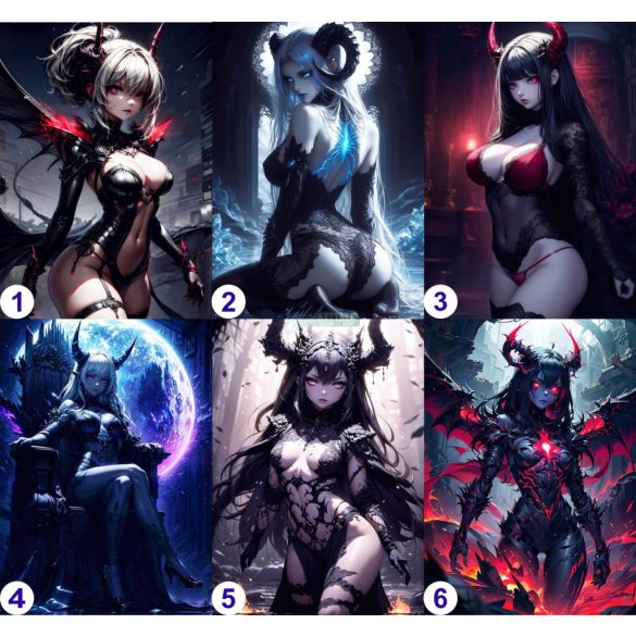 Cosplay Poster FanArt Anime Demon Girls