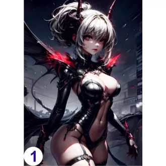 Cosplay Poster FanArt Anime Demon Girls