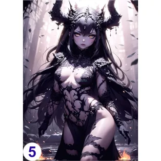 Cosplay Poster FanArt Anime Demon Girls