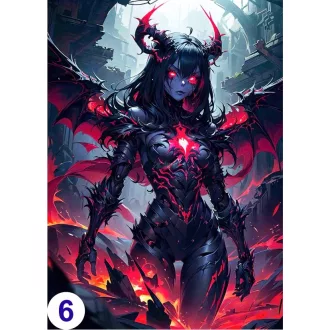 Cosplay Poster FanArt Anime Demon Girls