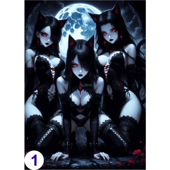 Cosplay Poster FanArt Anime Mama Kitty Girls