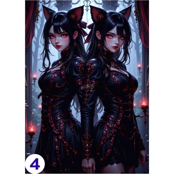 Cosplay Poster FanArt Anime Mama Kitty Girls