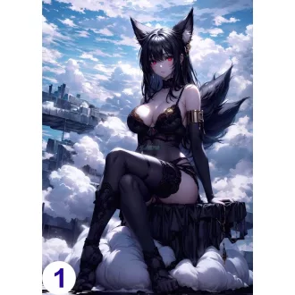 Cosplay Poster FanArt Anime Mama Kitty Girls