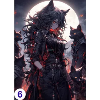 Cosplay Poster FanArt Anime Mama Kitty Girls