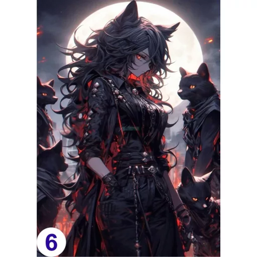 Cosplay Poster FanArt Anime Mama Kitty Girls
