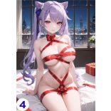 Cosplay FanArt Anime Genshin - Ajándék - Sexy Girls Poster